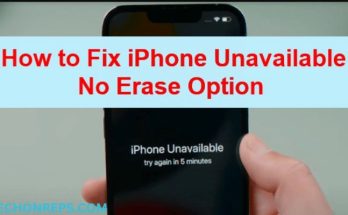 Iphone Unavailable No Erase Option