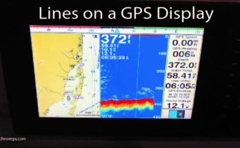 Lines on a GPS Display