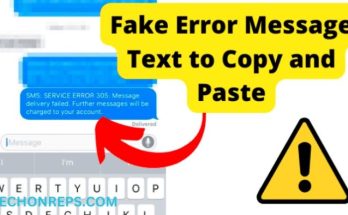 fake error message text copy and paste